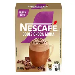 NESCAFE - Café Instantáneo Sabor Doble Choca Moka Nescafe 8 Un