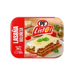 PF LISTO - Lasaña Boloñesa 350 g