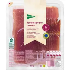 EL CORTE INGLES - Jamón Serrano Reserva El Corte Inglés 120 g