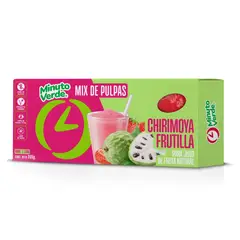 MINUTO VERDE - Pulpa de Chirimoya y Frutilla Congelada Minuto Verde 335 g