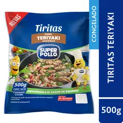 SUPER POLLO - Tiritas de Pechuga de Pollo Sabor Teriyaki Congeladas Super Pollo 500 g