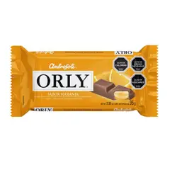 AMBROSOLI - Chocolate en Barra Orly Sabor Naranja Ambrosoli 95 g