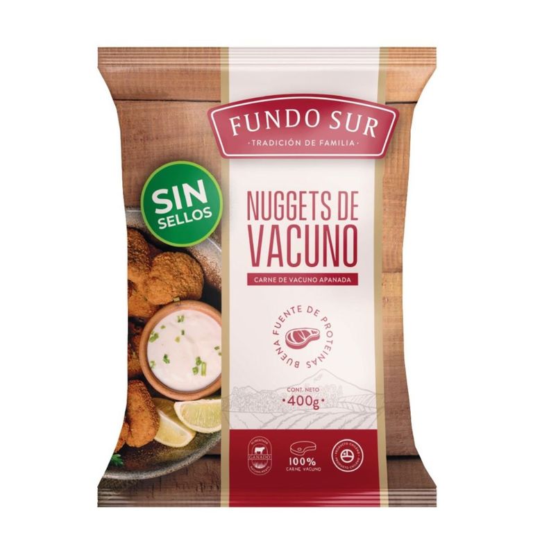 Nuggets de Vacuno Congelado Fundo Sur 400 g - Tottus - $4.690