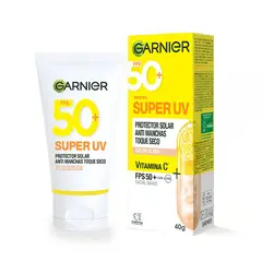 GARNIER - Sérum Protector Solar FPS 50+ Anti Manchas Toque Seco Tono Claro 40 g