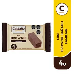 undefined - Pack Mini Brownie Bañado Castaño 4 Un x 35 g