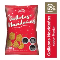 ARCOR - Galletas de Navidad Sabor Manjar Arcor 150 g