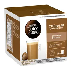 DOLCE GUSTO - Cápsulas de Café con Leche 10 Un