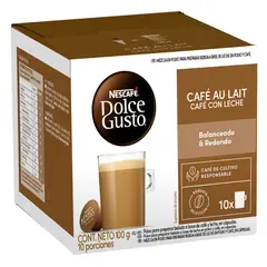 DOLCE GUSTO - Cápsulas de Café con Leche Dolce Gusto 10 Un