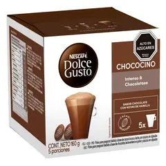 DOLCE GUSTO - Cápsulas de Café Chococino 5 porciones
