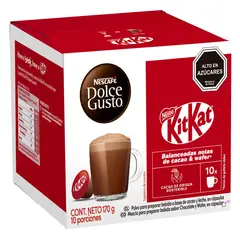 DOLCE GUSTO - Cápsulas de Chocolate Dolce Gusto Kit Kat 10 Un