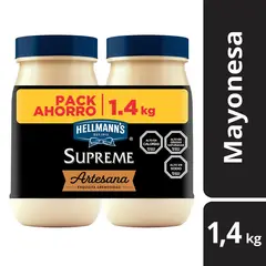 HELLMANN'S - Pack Mayonesa Artesana Hellmanns Supreme 2 x 735 g