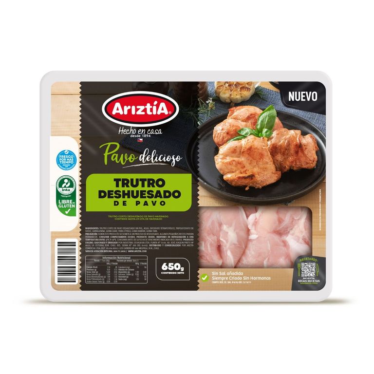 Trutro Deshuesado de Pavo Ariztia 650 g - Tottus - $5.550