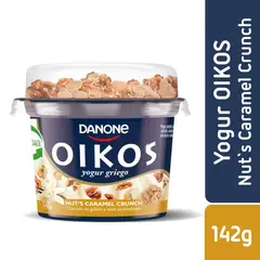 OIKOS - Yoghurt Griego Nuts Caramel Crunch 142 g