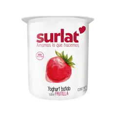 SURLAT - Yoghurt Batido Sabor Frutilla 110 g