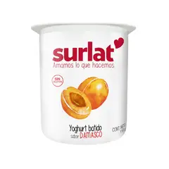 SURLAT - Yoghurt Batido Sabor Damasco 110 g