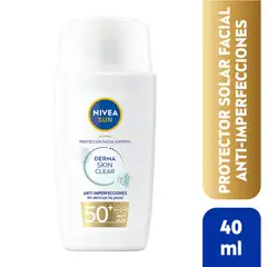 NIVEA - Protector Solar Facial Derma Skin FPS 50+ 40 ml