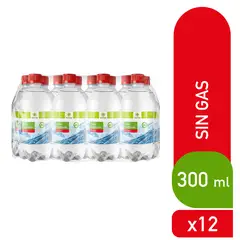 TOTTUS - Agua Purificada sin Gas 12 Un x 300 ml