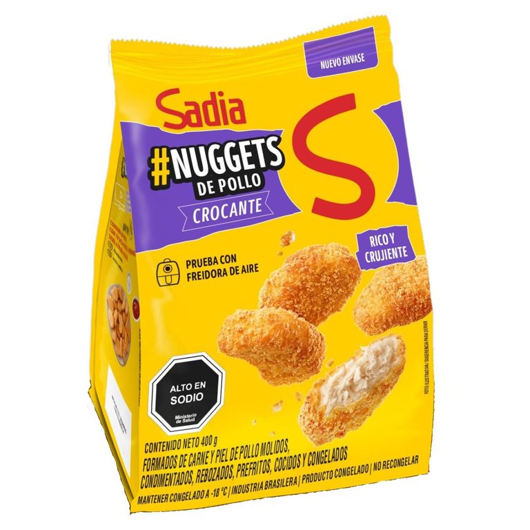 Nuggets de Pollo Crocante Congelados Sadia 400 g - Tottus - $2.950