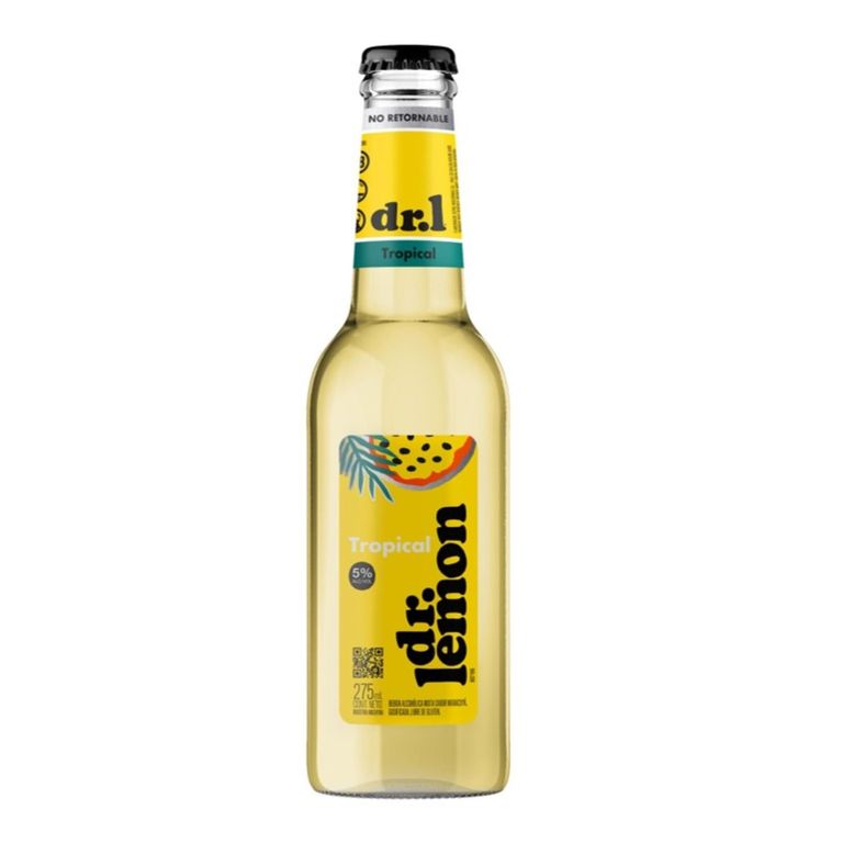 Cóctel Tropical Gin Dr Lemon 5° 275 ml - Tottus - $1.000