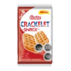 COSTA - CRACKELET SNACK 6 UN PACK 0.137 KL