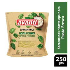 AVANTI - Pasta Sorrentino Ricota y Espinaca Avanti 250 g