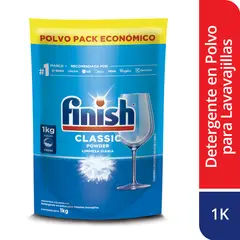 FINISH - Detergente Lavavajillas Finish en Polvo 1 Kg