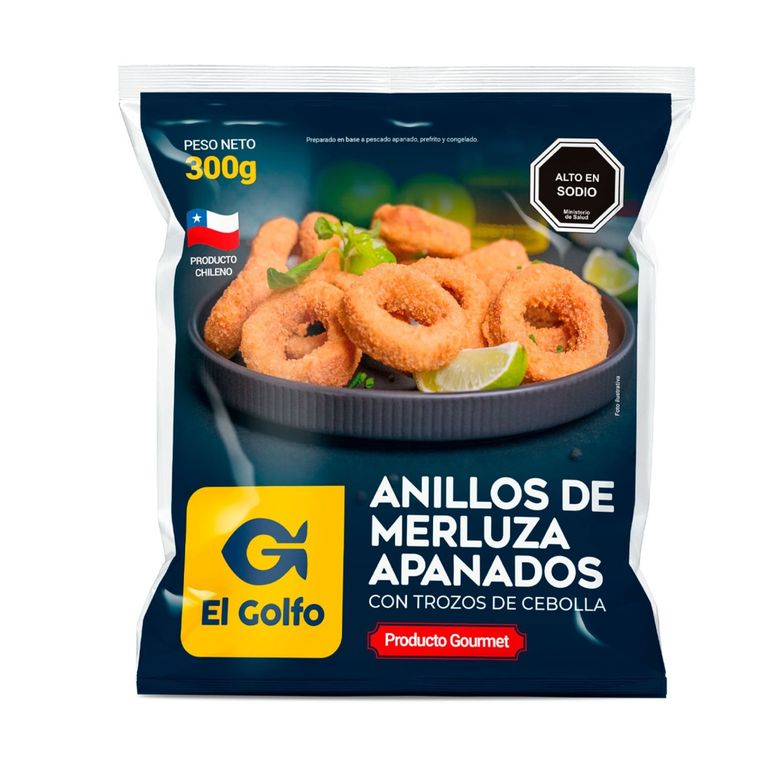 Anillos de Merluza Apanados Congelados El Golfo 300 g - Tottus - $3.550
