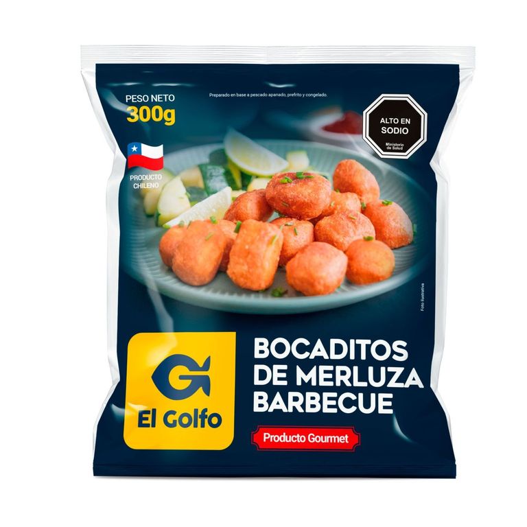 Bocaditos de Merluza BBQ Apanados Congelados El Golfo 300 g - Tottus - $3.550