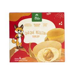 NUTRISA - Queque Relleno Manjar No + Sellos Nutrisa 4 x 30 g