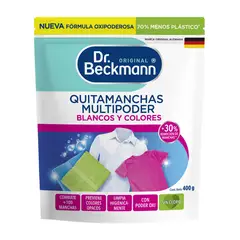 DR BECKMANN - Quitamanchas Multipoder Blancos y Colores Dr. Beckmann 400 g
