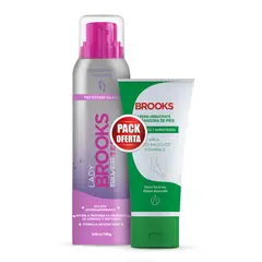 BROOKS - Pack Desodorante para Pies Lady + Crema Hidratante Pies Brooks 100 g