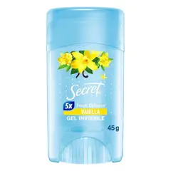 SECRET - Antitranspirante en Gel Aroma Vainilla Secret 45 g
