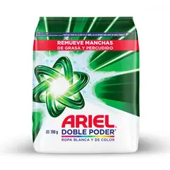 ARIEL - Detergente en Polvo Ariel Doble Poder 700 g