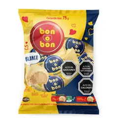 ARCOR - Bombones Bon o Bon Blanco 75 g