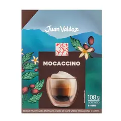 JUAN VALDEZ - Café Instantáneo en Polvo Mocaccino 6 Sobres
