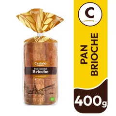 CASTAÑO - Pan de Molde Blanco Tipo Brioche Castaño 400 g