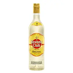 HAVANA CLUB - Ron Original 3 Años Havana Club 37.5° 700 ml