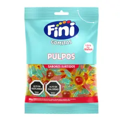 FINI - Gomitas Pulpos Fini 80 g