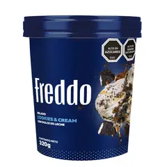 FREDDO - Helado de Leche Sabor Cookies and Cream Freddo 320 ml