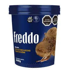 FREDDO - Helado de Leche Sabor Dulce de Leche Tentación Freddo 320 ml