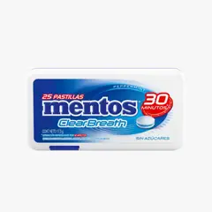 MENTOS - Pastillas Clearbreath Peppermint Mentos 17.5 g
