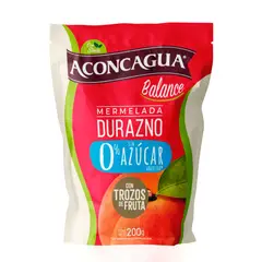 ACONCAGUA - Mermelada Aconcagua Durazno Sin Azúcar 200 gr