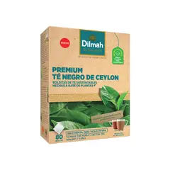 DILMAH - Té Negro Premium Dilmah 80 Bolsitas Sustentables