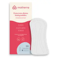 MOTHERNA - Protectores Diarios Biodegradables Motherna 20 Un