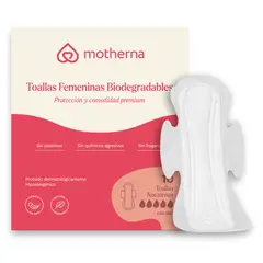 MOTHERNA - Toallitas Higiénicas Motherna Nocturnas 10 Un