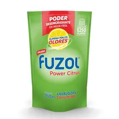 FUZOL - Lavaloza Concentrado Citrus Doypack Fuzol 750 ml