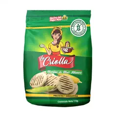 LA CRIOLLA - Harina de Maíz Blanco La Criolla 1 Kg