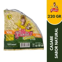 LA CRIOLLA - Casabe de Yuca Sabor Natural La Criolla 220 g