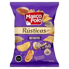 MARCO POLO - Papas Fritas Rústicas Mix Nativas 150 g