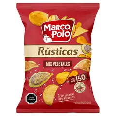 MARCO POLO - Papas Fritas Rústicas Mix Vegetales 150 g